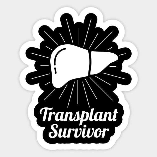 Liver Transplant Survivor Sticker by MeatMan